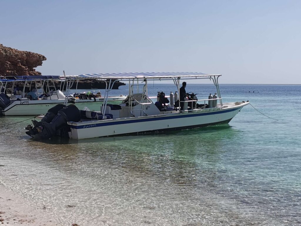 diving in oman